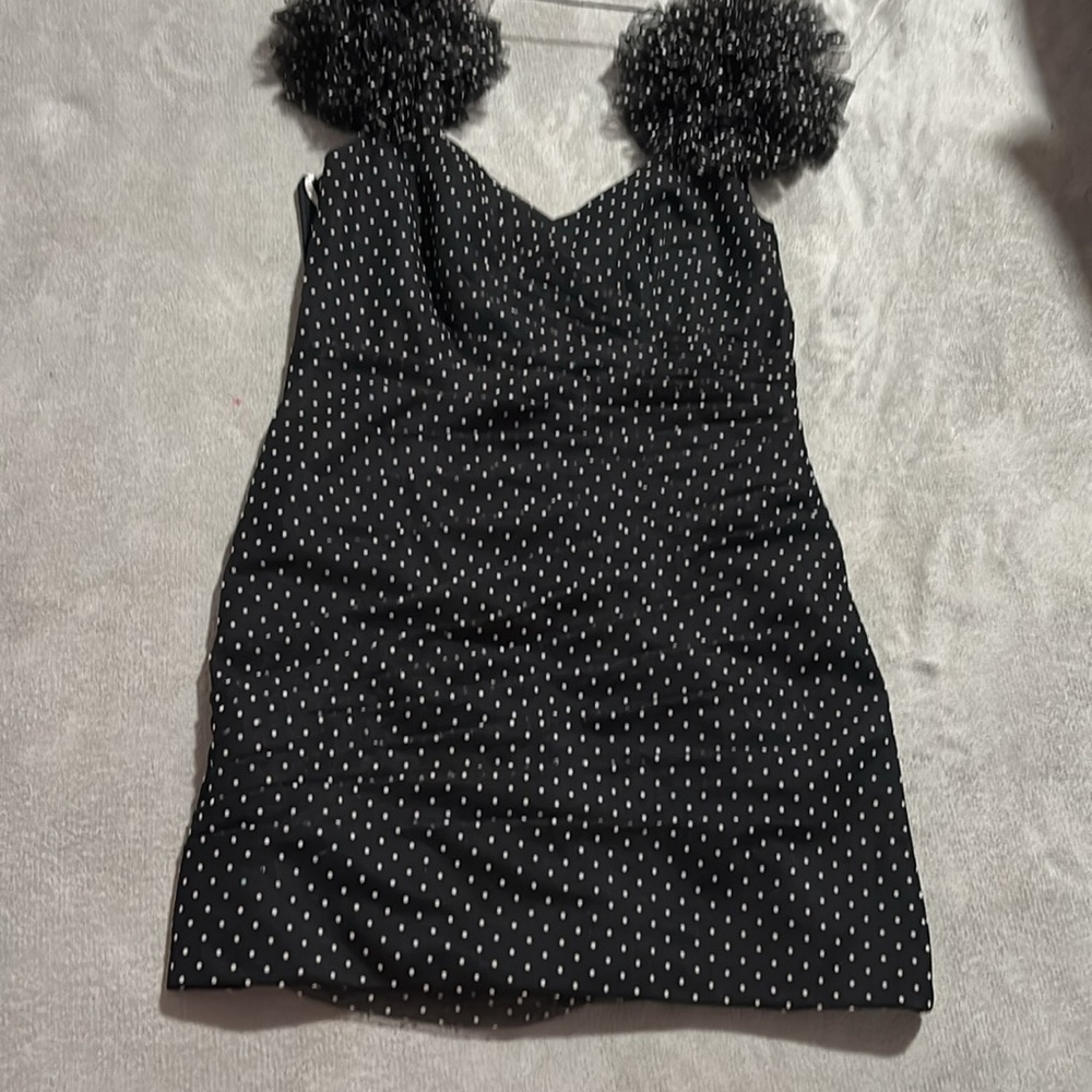 ML Monique Lhuillier Peyton Polka Dot tulle dressNWT - Picture 4 of 13